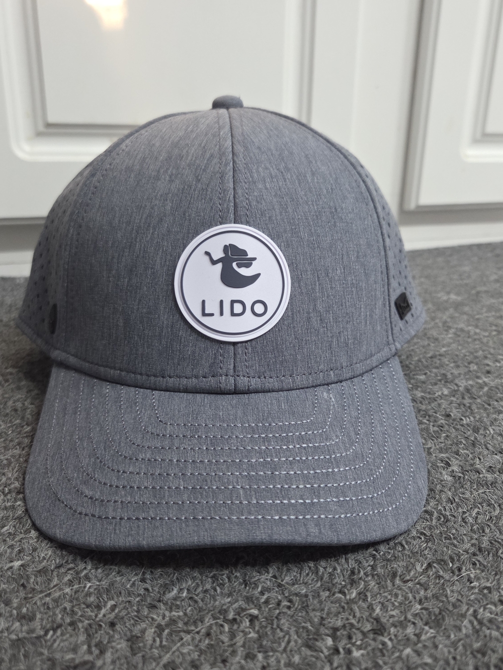 Lido Men's Gray Performance Baseball Cap